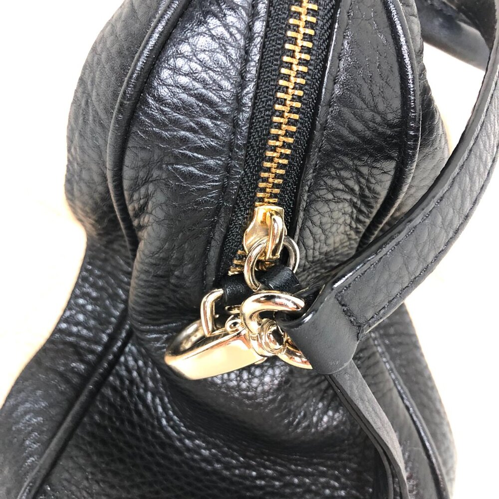 Kate Spade Charles Street Brantley Satchel Bag Black and Tan Leather Authentic - Picture 6 of 16